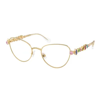 Swarovski Glasses, female, Yellow, Size: 51 MM Fashion Glasses Sk1024 Blue