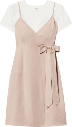 Twin-Set Abito con design a strati - Toni neutri