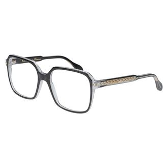 K&agrave;dor Glasses, unisex, Black, Size: 55 MM Lisa Glamour Square Frame