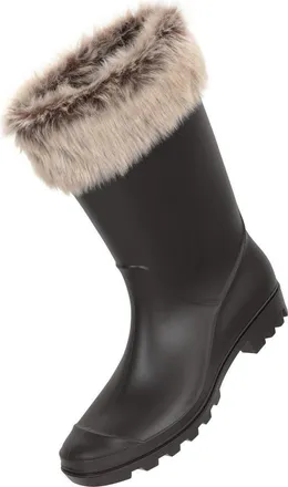 Mountain Warehouse Faux Fur Lined Galoshes in Beige at Nordstrom, Size 10