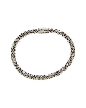 John Hardy Chain Silver Woven Bracelet