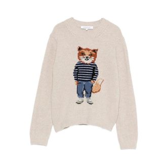 Maison Kitsuné Donna, Maglie, Beige, M, new