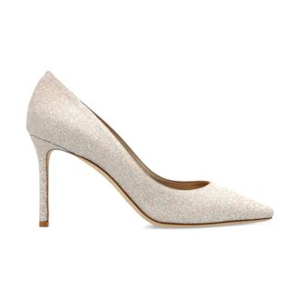 Jimmy Choo London Pumps, female, Beige, Size: 8 1/2 US With Heel