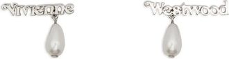 Vivienne Westwood Orecchini pendenti con perle - Argento