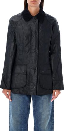Barbour Black Embroidered Logo Jacket