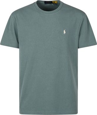Polo Ralph Lauren Gebreid T-shirt - Heren - T-shirts - Groen - 2XL - Katoen - Tops