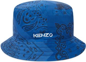 Kenzo Paisley bandana logo bucket hat