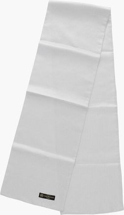 Corneliani Solid Color Silk Foulard with Micro Patterns size Unica