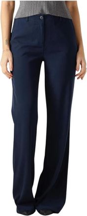 Ydence Ydence, Broeken, Dames, Blauw, S, Polyester, Dames Broeken Pants Solange Tall