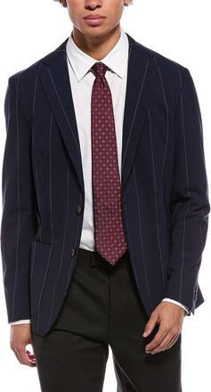 Eleventy Single Breasted Wool-Blend Jacket