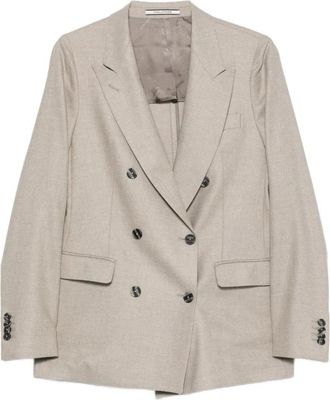 Tagliatore Blazer doppiopetto in lana - Toni neutri