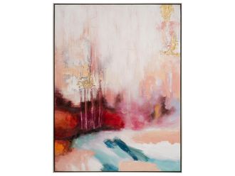 Schubiger M&ouml;bel Bild Abstrakt in Rot 1