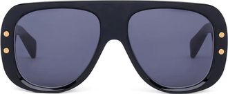 Balmain Pulse zonnebril met piloten montuur - Zwart