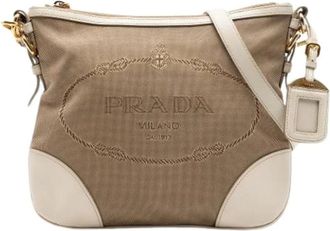 Prada Pre-owned Cross Body Bags, female, Brown, Size: ONE SIZE Pre-owned Vintage Crossbody Bag