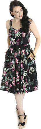 Hell Bunny Kalani 50s Dress Black