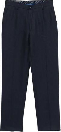 Etro Suit Broeken - Heren - Nette broeken - Blauw - M - Broeken