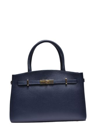 Isabella Rhea Blauw Rundleer Tas