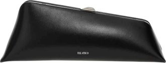 The Attico Long Night Clutch - Dames - Clutches - Zwart - ONE Size - Leer - Tassen