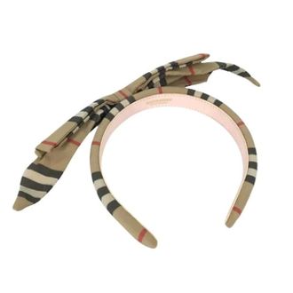 Burberry Pre-owned Alice band - Dames - Pre-owned - Beige - Maat: ONE Size