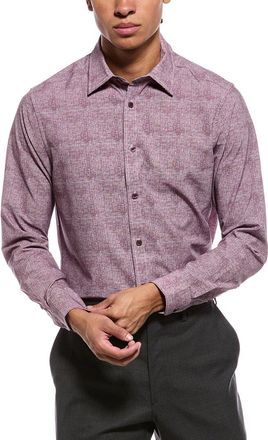 Report Collection 4-Way Printed Woven Sport Shirt