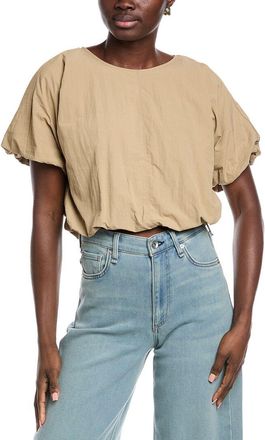 Hunter Crop Bubble Blouse