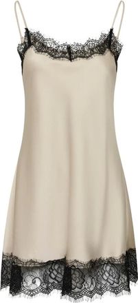 Kaffe Vestido Corto - Dresses - Mujer - Beige - 3XL