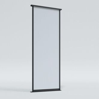 OEM Puerta Corredera De 265 X 75 Cm Con Una Sola Gu&iacute;a, 1 Panel Gris Mate