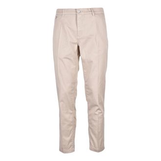 Replay Cropped Trousers, male, Beige, Size: W33 Benni Cropped Trousers