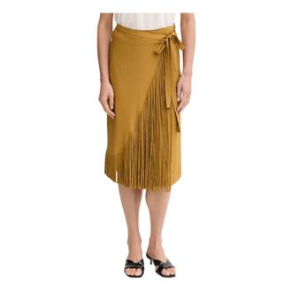Pinko Pinko, Rokken, Dames, Bruin, XS, Nylon, Bacedasco Rok