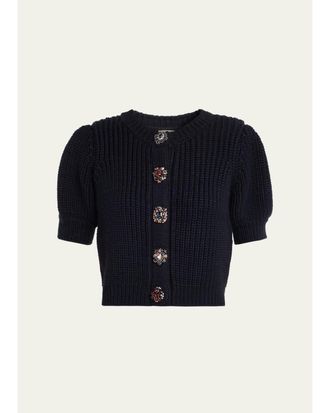 Cinq &agrave; Sept Rita Baroque Embellished Cardigan