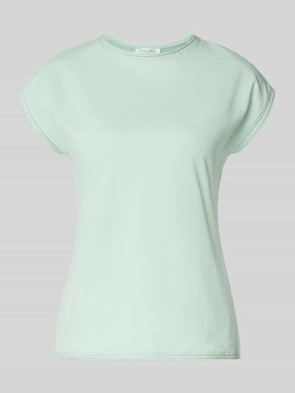 Christian Berg T-Shirt mit Rundhalsausschnitt und Rollsaum in Mint, Gr&ouml;&szlig;e XXL