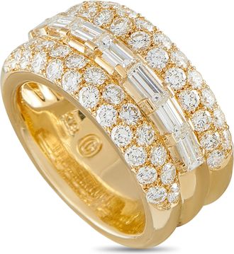 Concord 18K Yellow Gold 2.45ct Diamond Ring CO40-100826