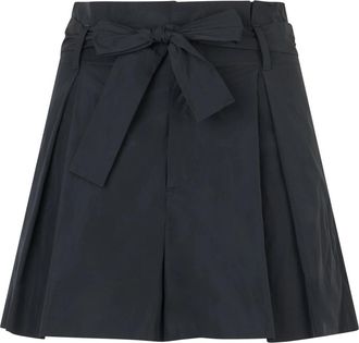 Red Valentino Shorts in rokmodel - Dames - Bermuda - Zwart - M - Polyester - Korte Broeken