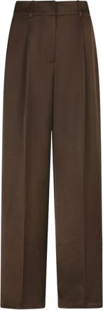 Dante6 Dames, Broeken, Bruin, Maat: XL Satijn