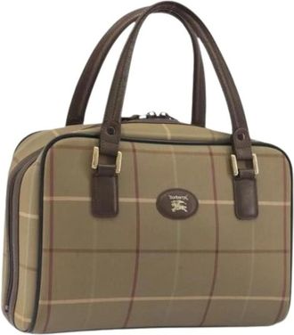 Burberry Borsa a mano vintage Pre-owned in tela - - Pre-owned - Donna - Marrone - ONE SIZE
