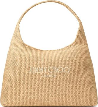 Jimmy Choo London Borsa a spalla Beach Diamond grande - Toni neutri