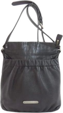 Burberry Pre-owned Bucket Bags, female, Black, Size: ONE SIZE Pre-owned Shoulder Bag