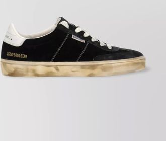 Golden Goose suede leather womens low top sneakers