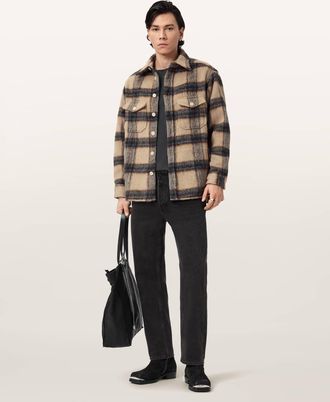 AllSaints Mogamy Long Sleeve Check Shirt