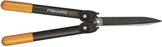 Fiskars HS72 - Cesoie per siepi lama dritta 230 mm manici plastica arancione