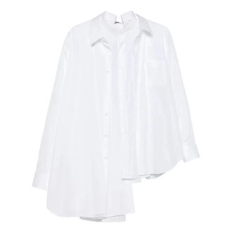 Comme Des Gar&ccedil;ons Dames, Blouses & Shirts, Wit, Maat: S Katoen