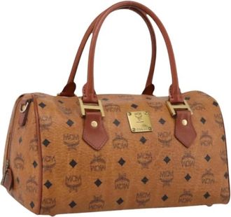 MCM Pre-owned Hand Bag - Dames - Vintage Handtas - Bruin - ONE Size - Leer - Vintage