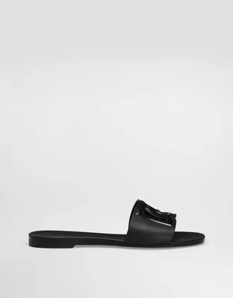 Dolce & Gabbana Badepantolette Aus Gummi - Woman Slides And Mules Black Rubber 39