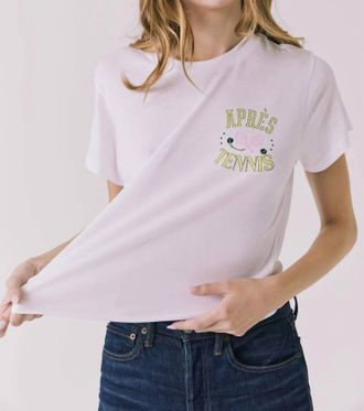 Chaser Apres Tennis Tee In White