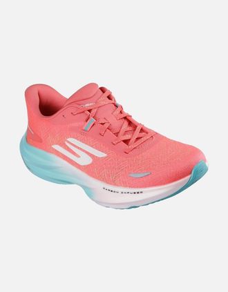 Skechers Womens Skechers Performance GO RUN Ride 12 Textile Womens Coral Trainers - Pink - Size: 5