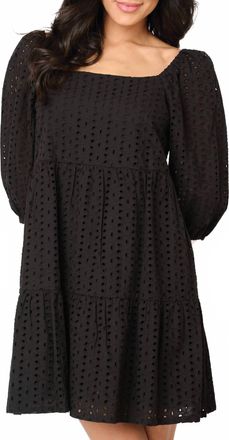Sanctuary Weekender Babydoll Mini Dress In Black