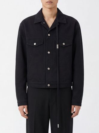 Ann Demeulemeester Shirt-Style Denim Jacket with Cuban Collar