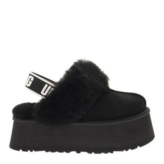 UGG Slippers, female, Black, Size: 11 US Funkette Slipper
