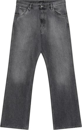 Prada Jeans, Heren, Zwart, W34, Straight Jeans