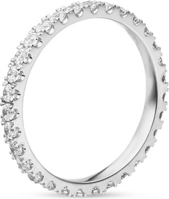 VEYNOU 18kt recycled white gold Memory diamond ring - unisex - Diamond/18kt Recycled White Gold - 52 - Silver
